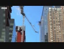 45階からクレーンが落下　高層ビルの建設中に　NY中心部が騒然