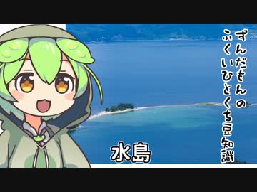 ずんだもん「無人島という名の海水浴場なのだ」