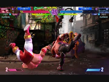 ストリートファイター６　187　ザンギエフプラチナ１編　ｖｓケン　2023　0706