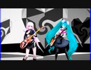 MMD、ルカ、ミク、計2人、で、リバーシブルドール（wowaka）feat初音ミク巡音ルカCover曲