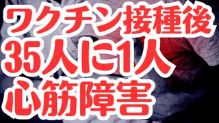 【査読つき論文】ワクチン３回目接種後に心筋障害になる確率は35人に1人