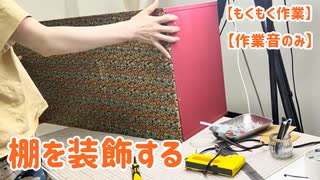 【もくもく作業音】蓮スタの壁飾りをダイソーのスチレンボードで作る【bgmなし】