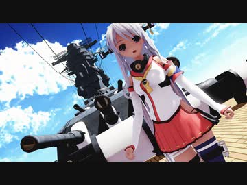 【MMD】らぶ式Yukiで『海を泳ぐ月』fleet girls ver.