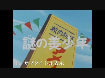 1分12秒で分かるチャー研第4話「謎の美少年」