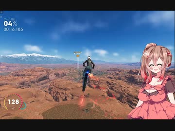 【The Crew2】崖をバイクでボヨンと下るさとうささら【ソフトウェアトーク実況】