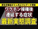 【最新実態調査】厚生労働省「アレが原因で後遺症が起きるという知見はありません」