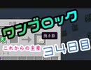 【３４日目】ワンブロックでハードコアな世界を生き残る