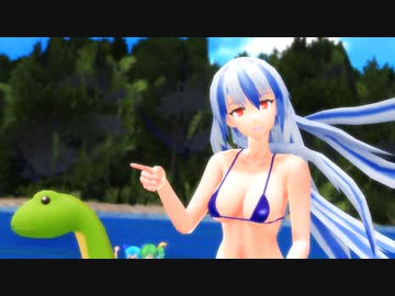 【東方MMD】上白沢慧音（ビキニ） Uptown Funk　－例のソレ 1080P－