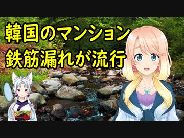 【韓国の反応】韓国のマンションで鉄筋漏れが流行中！【世界の〇〇にゅーす】