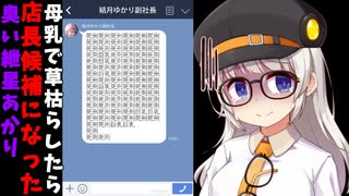 ビッグ〇ーターのバイト行ったら店長候補になる臭い紲星あかり【VOICEROID劇場】