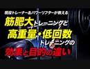 【筋トレ】筋肥大のトレーニングと高重量・低回数のトレーニングの違い【ビーレジェンド プロテイン】