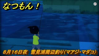 なつもん！　８月１６日夜　雪見浦周辺釣り（マアジ・マダコ）　＃９３　【なつもん！20世紀の夏休み】