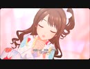 【デレステ】満願成就♪巫女の神頼み！浴衣Ver（島村卯月、小日向美穂、五十嵐響子）
