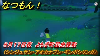 なつもん！　８月１７日夜　よもぎ町昆虫採取（シンジュサン・アオカナブン・ギンボシリンガ）　＃１００　【なつもん！20世紀の夏休み】