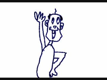 自分が書いたおじさんをかっこよく演出してみた