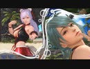 [DOAXVV]フィオナと たまき が腹ごなしのミニどんけつフェス