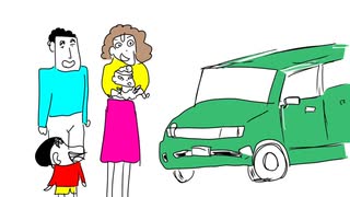 【アニメ】ビッグモーターに車をぶっ壊された野原一家