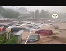 北京で豪雨、洪水が発生