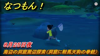 なつもん！　８月２５日夜　海辺の洞窟周辺探索（洞窟に鞍馬天狗の拳銃）　＃１５６　【なつもん！20世紀の夏休み】