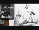 【ボールペン画メイキング】帽子ネズミ - その14 -【Ballpoint pen drawing】