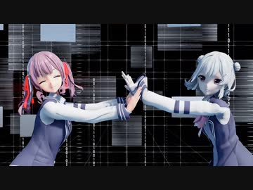 夏色花梨と小春六花に「ハッピーシンセサイザ」を歌わせてみた【MMD】【SynthesizerV】【カバー】