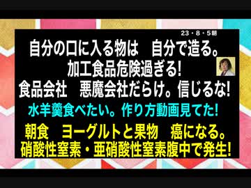 23・8・5朝　夏だ　水羊羹！