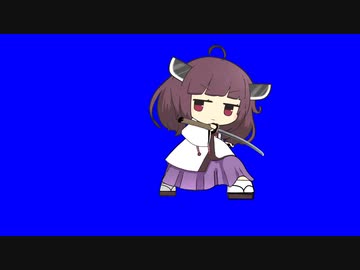 納刀するきりたんBB.OG