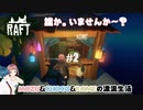 RAFT#2 大きな島に上陸。追っかけまーす。追っかけられまーす。落とされまーす。MOZU＆CHOCO＆KOMEの協力プレイ。どたばたまったり漂流生活。