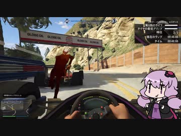ゆかりさんとマキさんとオルガはロスサントスでフォーミュラーにのる