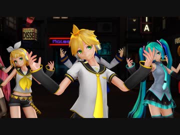 【MMD】Tda改変レン君達で「GEDO」【MMDモデル配布あり】