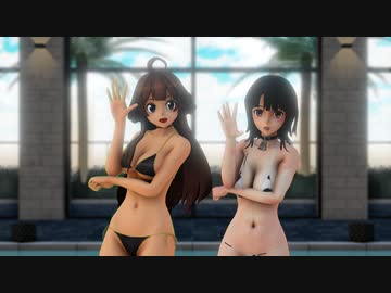 【MMD艦これ】水着艦娘でSparkle