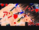 【東方MMD】霊夢が透過巫女水着で［アンノウン・マザーグース］～巫女水着②拡大版～1080p60fps