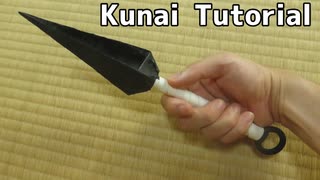 Ninja's Kunai tutorial [How to make cosplay props]