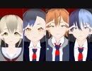 【プロセカMMD】ビビバスの4人でときめき！スター☆ランド！。【自作VRoid】