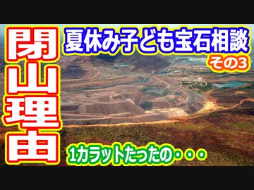【ゆっくり解説】アーガイル鉱山が操業停止した理由　夏休み子ども宝石相談その3