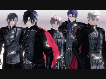 【MMD刀剣乱舞】†ぼかろころしあむ†【自作燭台切・長谷部・山鳥毛・日光・実休】