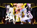 【MMDホロライブ】桃鈴ねね×紫咲シオン×白上フブキ×兎田ぺこら×猫又おかゆ「ムーンライト伝説」
