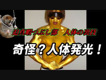迫真暇つぶし部　人体の裏技　人体発光
