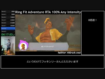 【Part8】リングフィットアドベンチャー RTA 運動負荷1 100％ 24:35:48 【ゆっくり解説】