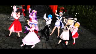 【MMD/60fps】7人できつねダンス『The Fox/Ylvis』