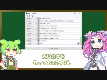 YMM4でずんだもんの動画を作ってみた
