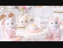 【粘土】ミニチュアの桃のケーキを作ってみた【100均材料】【ミニチュアフード】DIY Miniature polymer Clay Tutorial