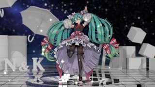 【MMD】ラビットホール feat. 初音ミク ／ 苺ミク