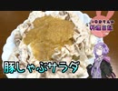 野菜が見えなくても豚しゃぶサラダです！【VOICEROIDキッチン】