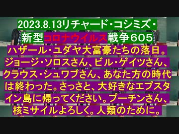 2023.8.13リチャード・コシミズ・ 新型コロナウイルス戦争６０５