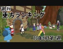 週刊東方ランキング　23年8月第2週