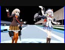 MMD、熊野、鹿島、江風、山風、計４人、で、Ayase・HERO・初音ミク