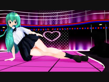 【東方MMD】東風谷早苗「Girl's Day - Expectation -」JK制服Ver