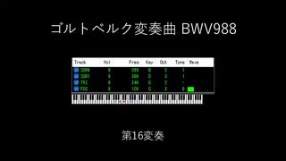 ファミコン音源でゴルトベルク変奏曲 (Part 2)