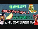 pHと酸の調理効果[味覚⑤ 酸味]【食品化学ゆっくり解説Part24】